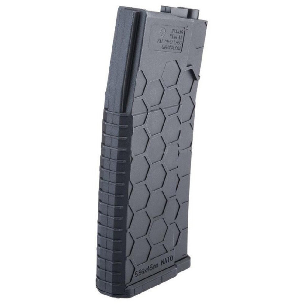 Hexmag M4 Polymer Mid-Cap Magazine 230rds Black