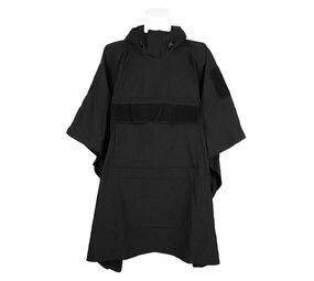 101Inc. Softshell Poncho Black