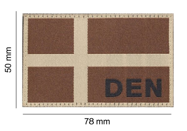 Clawgear Denmark Flag Patch Desert Clawgear Denmark Flag Patch Desert