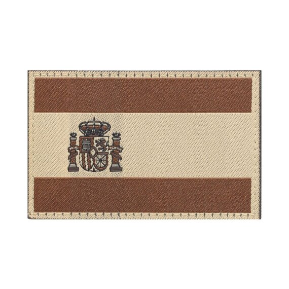 Spain Flag Patch Desert