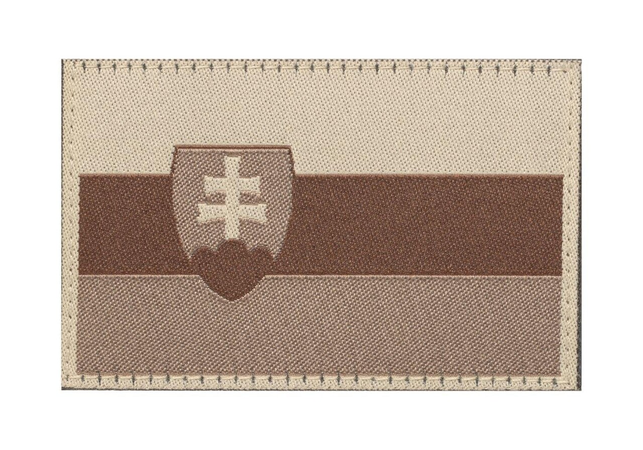 Clawgear Slovakia Flag Patch Desert