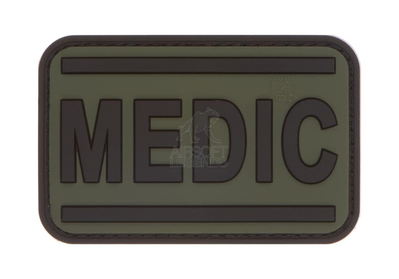 JTG Medic Rubber Patch OD Green