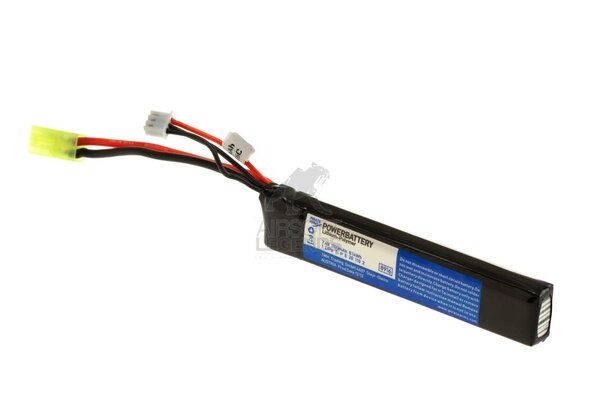 Pirate Arms 7.4V LiPo 1100mAh 15C Stock Tube Type Mini Tamiya