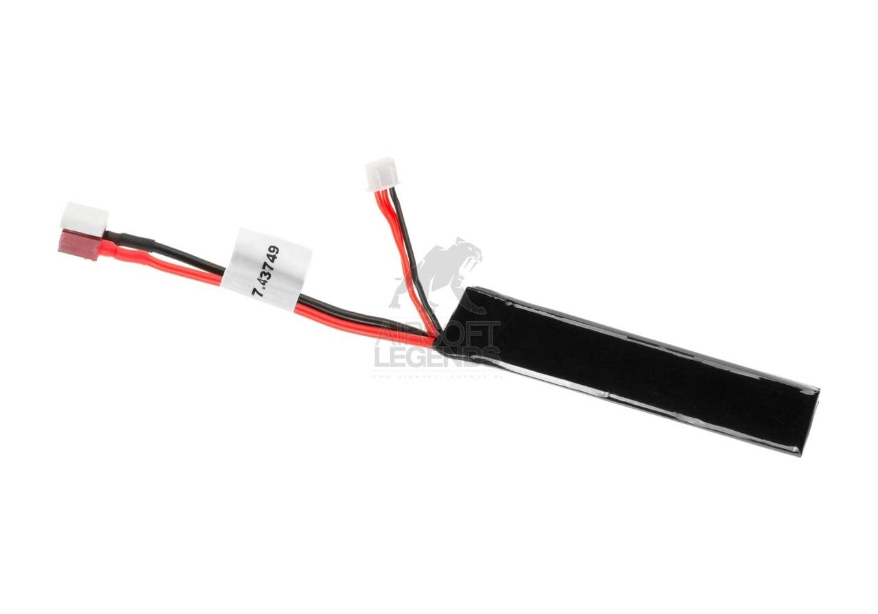 Pirate Arms 7.4V LiPo 1100mAh 15C Stock Tube Type Deans