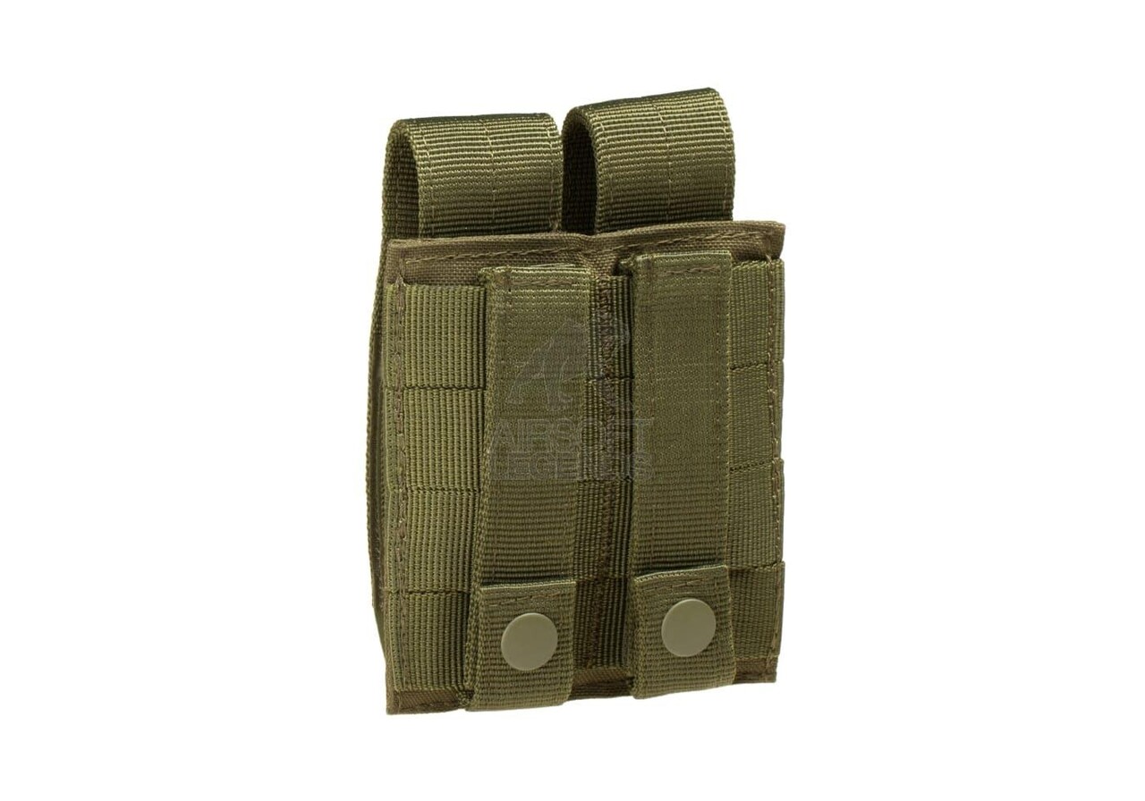 Condor Pistol Double Mag Pouch OD Green