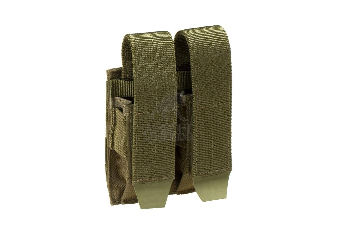 Condor Pistol Double Mag Pouch OD Green