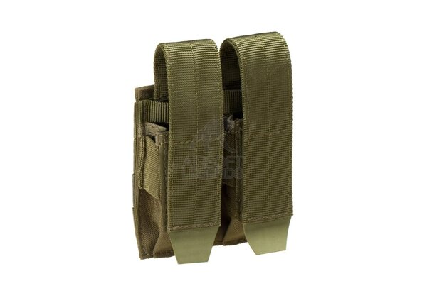 Condor Pistol Double Mag Pouch OD Green