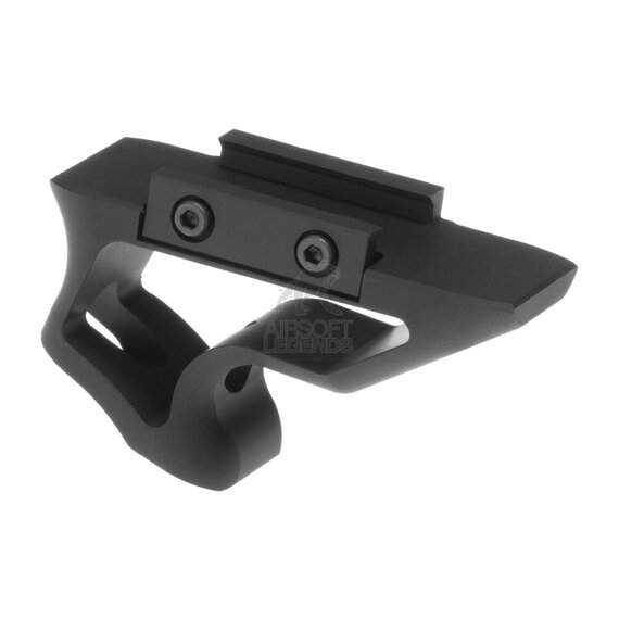 CNC Picatinny Short Angled Grip Black
