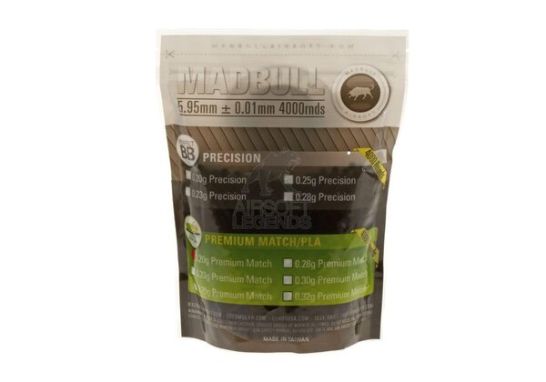Madbull 0.20gr Bio Premium BB's 4000rds