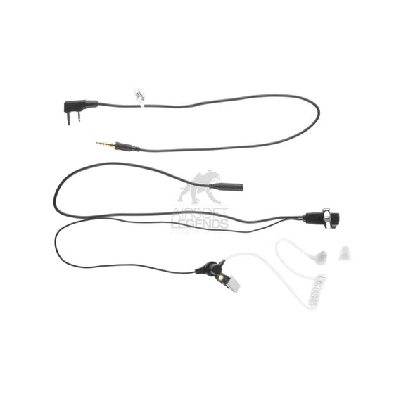 FBI Style Acoustic Headset Kenwood Connector