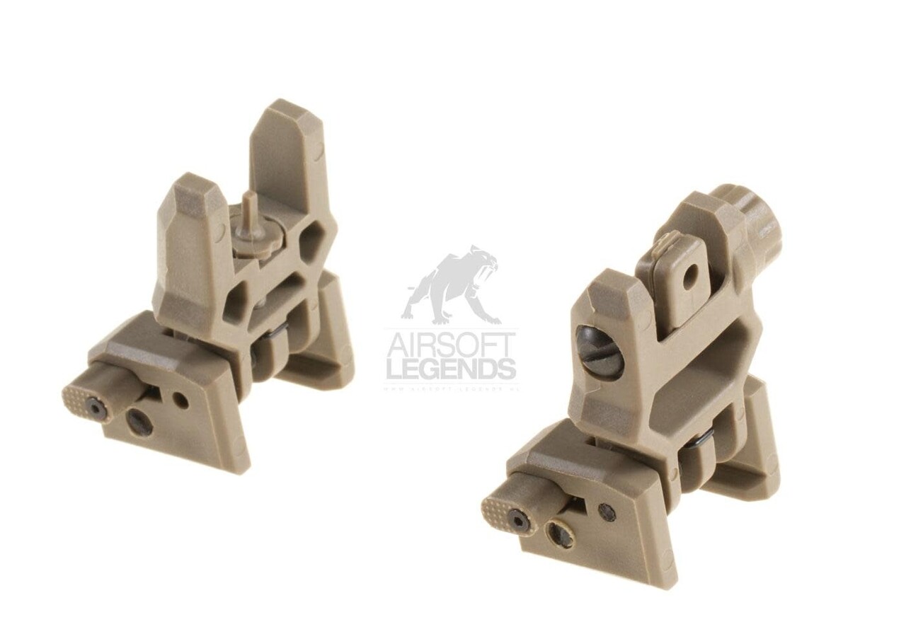 FMA Gen 3 Flip-Up Sights Dark Earth FMA Gen 3 Flip-Up Sights Dark Earth