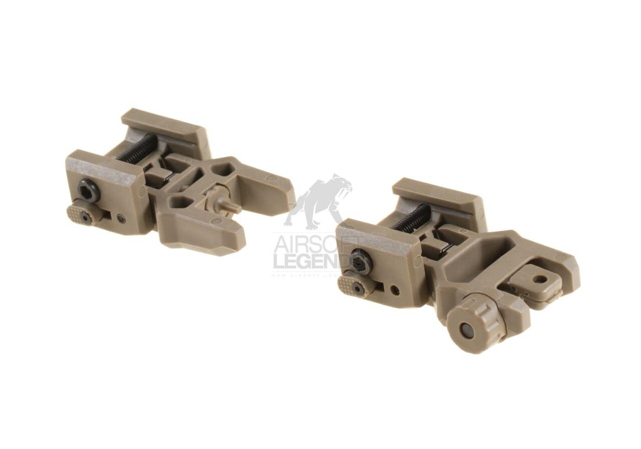 FMA Gen 3 Flip-Up Sights Dark Earth FMA Gen 3 Flip-Up Sights Dark Earth