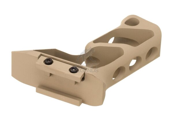 Metal Picatinny Long Angled Grip Dark Earth Metal Picatinny Long Angled Grip Dark Earth