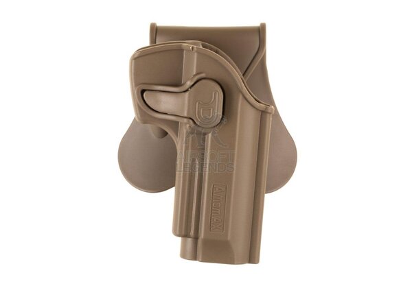 Amomax Paddle Holster for WE/KJW/KWA/TM M9 Right Handed Dark Earth