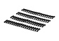 Ladder Rail Cover 18 Slots Black Ladder Rail Cover 18 Slots Black