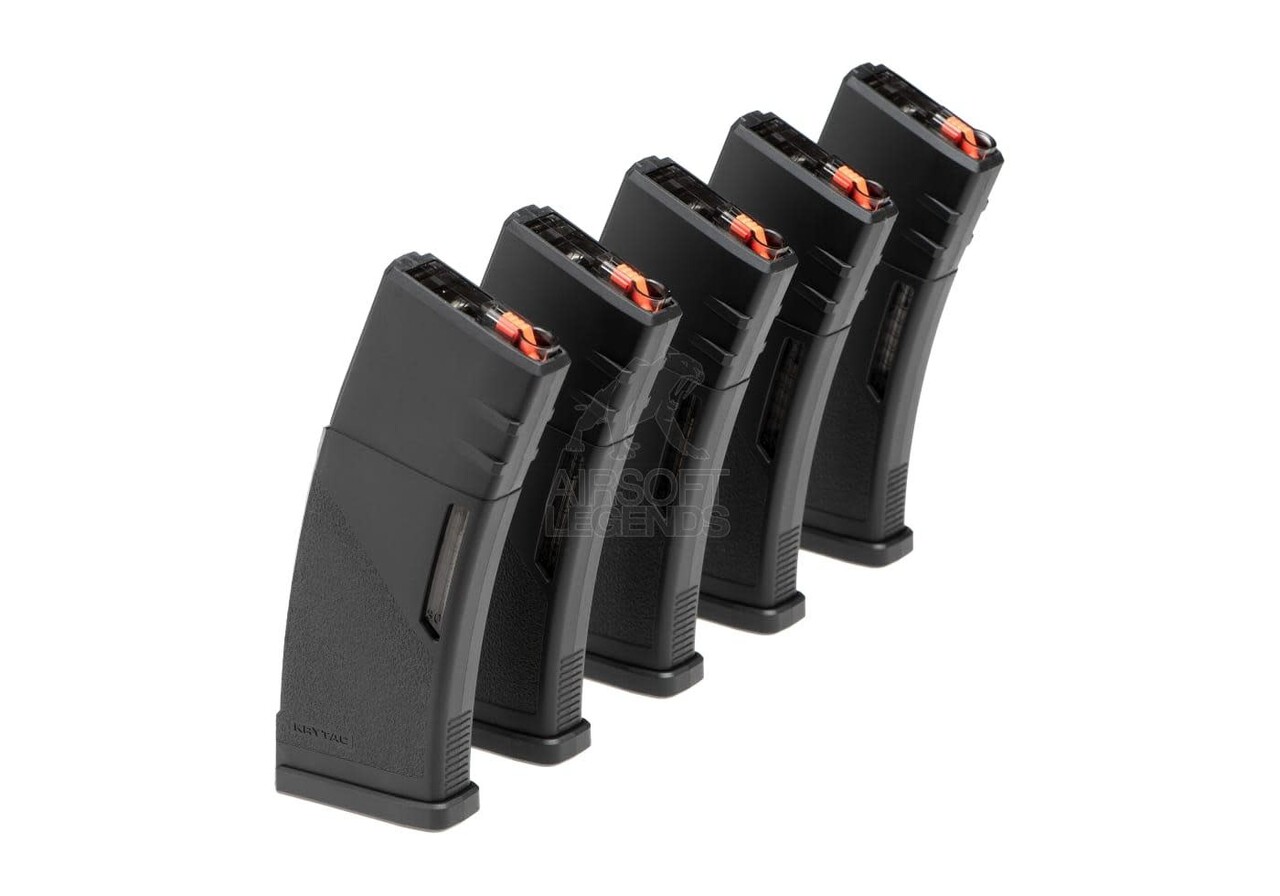 Krytac M4 Midcap Magazine 150rds (5-pack) Black
