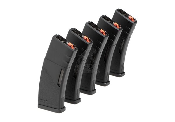 Krytac M4 Midcap Magazine 150rds (5-pack) Black