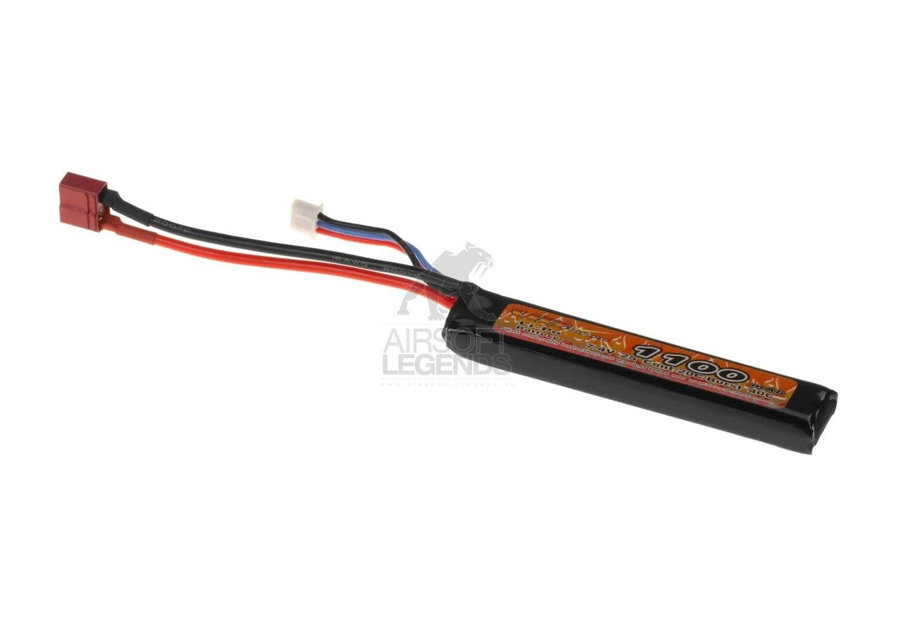 VB Power 7.4V Lipo 1100mAh 20C Stock Tube Type Deans