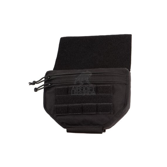Drop Down Velcro Utility Pouch Black
