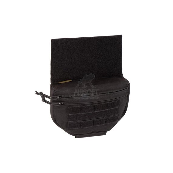 Drop Down Velcro Utility Pouch Black