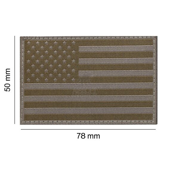 USA Flag Patch RAL7013