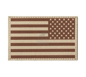 Clawgear USA Reversed Flag Patch Desert