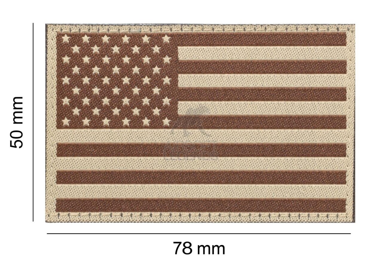 Clawgear USA Flag Patch Desert