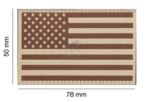 Clawgear USA Flag Patch Desert