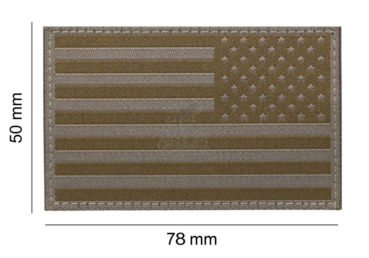 Clawgear USA Reversed Flag Patch RAL7013
