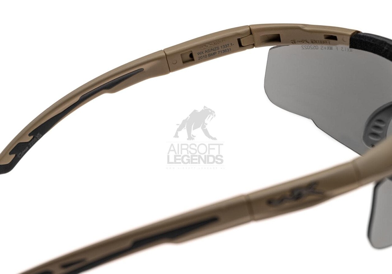 Wiley X Saber Advanced Smoke/Clear/Orange - Tan Wiley X Saber Advanced Smoke/Clear/Orange - Tan