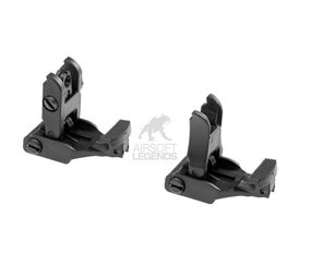 FMA 71L Front & Rear Sight Set Black