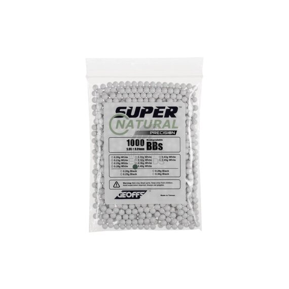 0.40gr Bio BB Super Natural Precision 1000rds