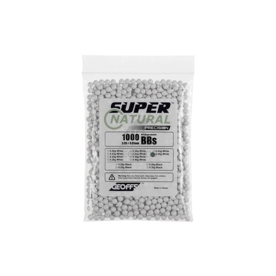 0.45gr Bio BB Super Natural Precision 1000rds
