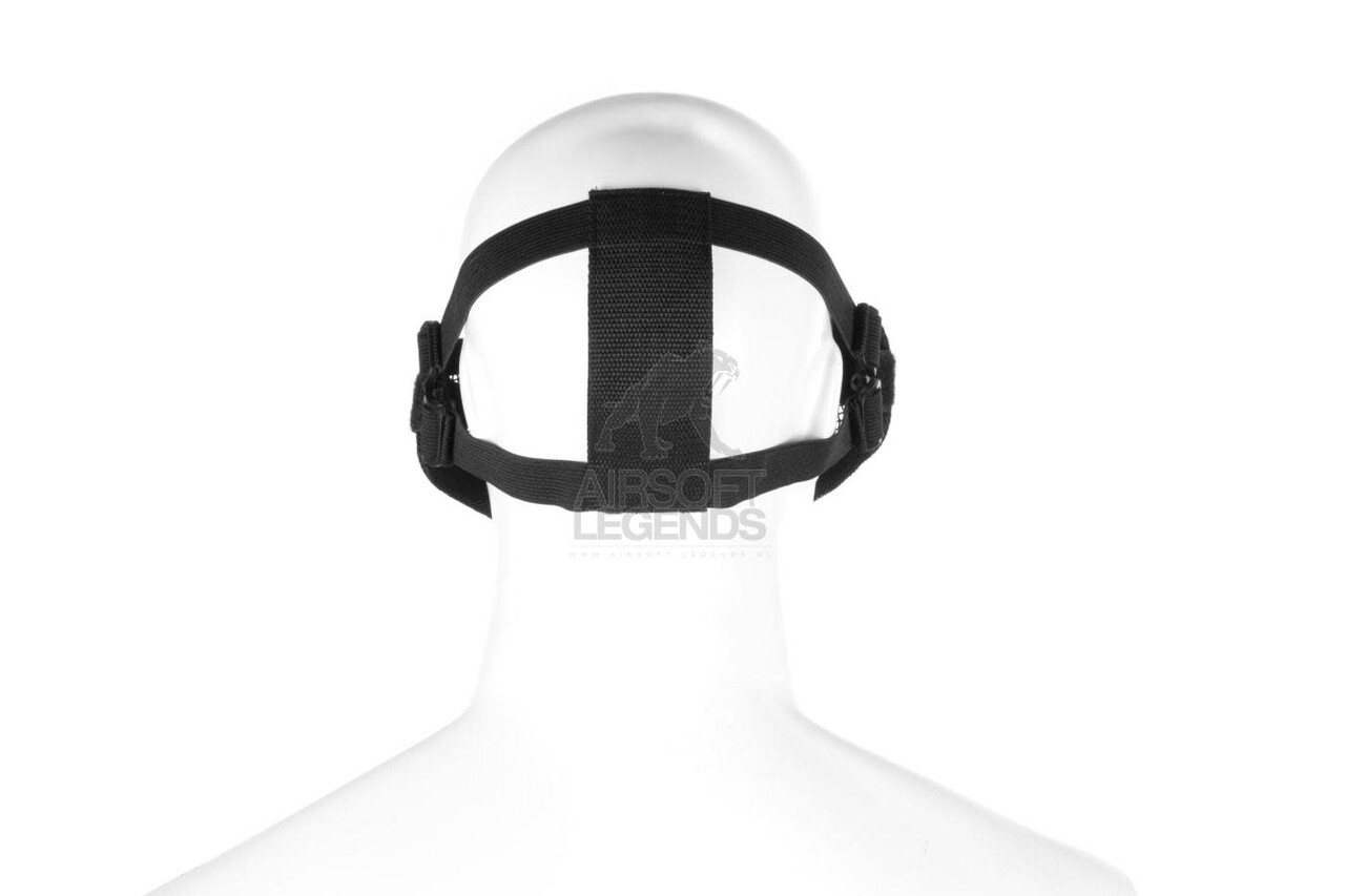 Invader Gear Steel Half Face Mask Black Invader Gear Steel Half Face Mask Black