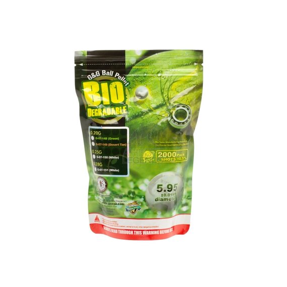 0.28gr Bio Precision BB 2000rds White