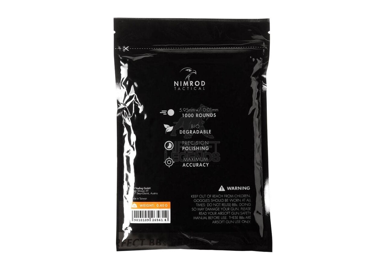Nimrod 0.45gr Bio BB Professional Performance 1000rds