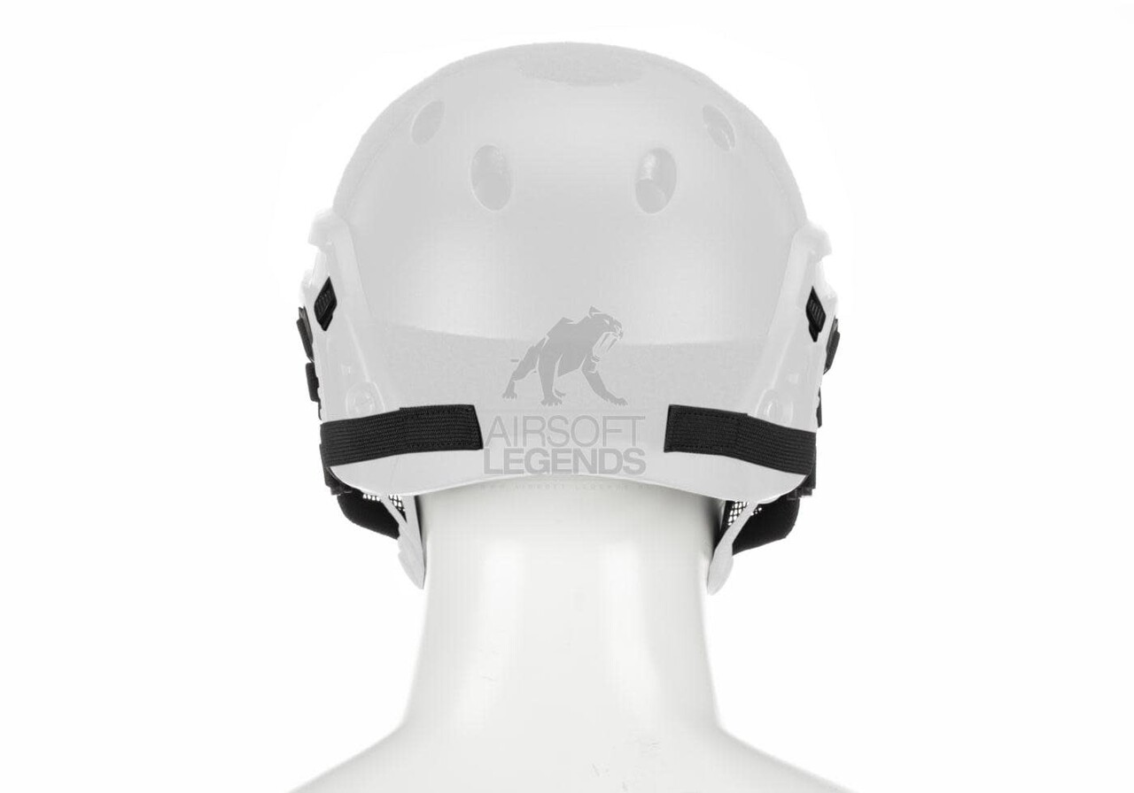 Invader Gear Steel Half Face Mask FAST Version Black