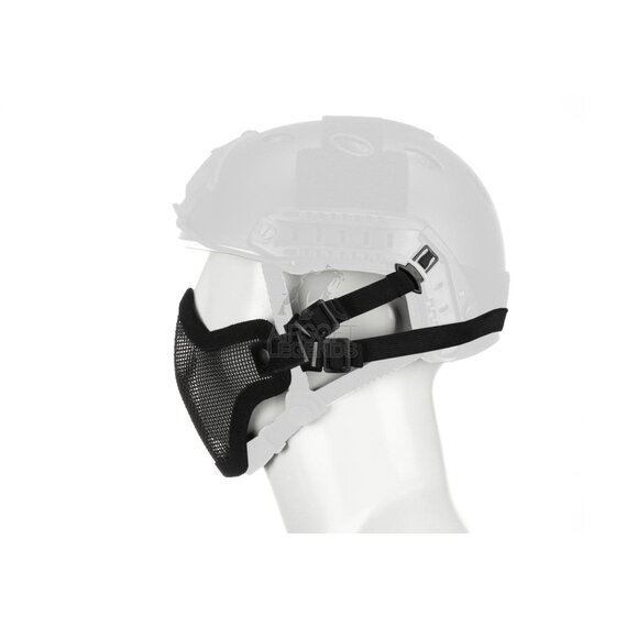 Steel Half Face Mask FAST Version Black