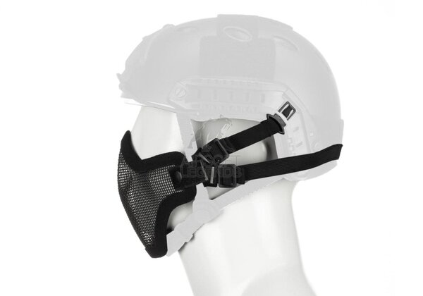 Invader Gear Steel Half Face Mask FAST Version Black