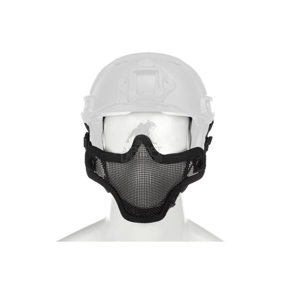 Steel Half Face Mask FAST Version Black
