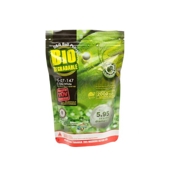 0.20gr Bio Precision 2000rds White