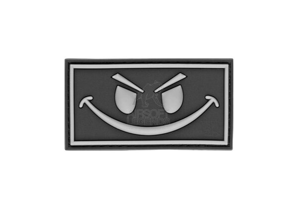 JTG Evil Smile Rubber Patch Black