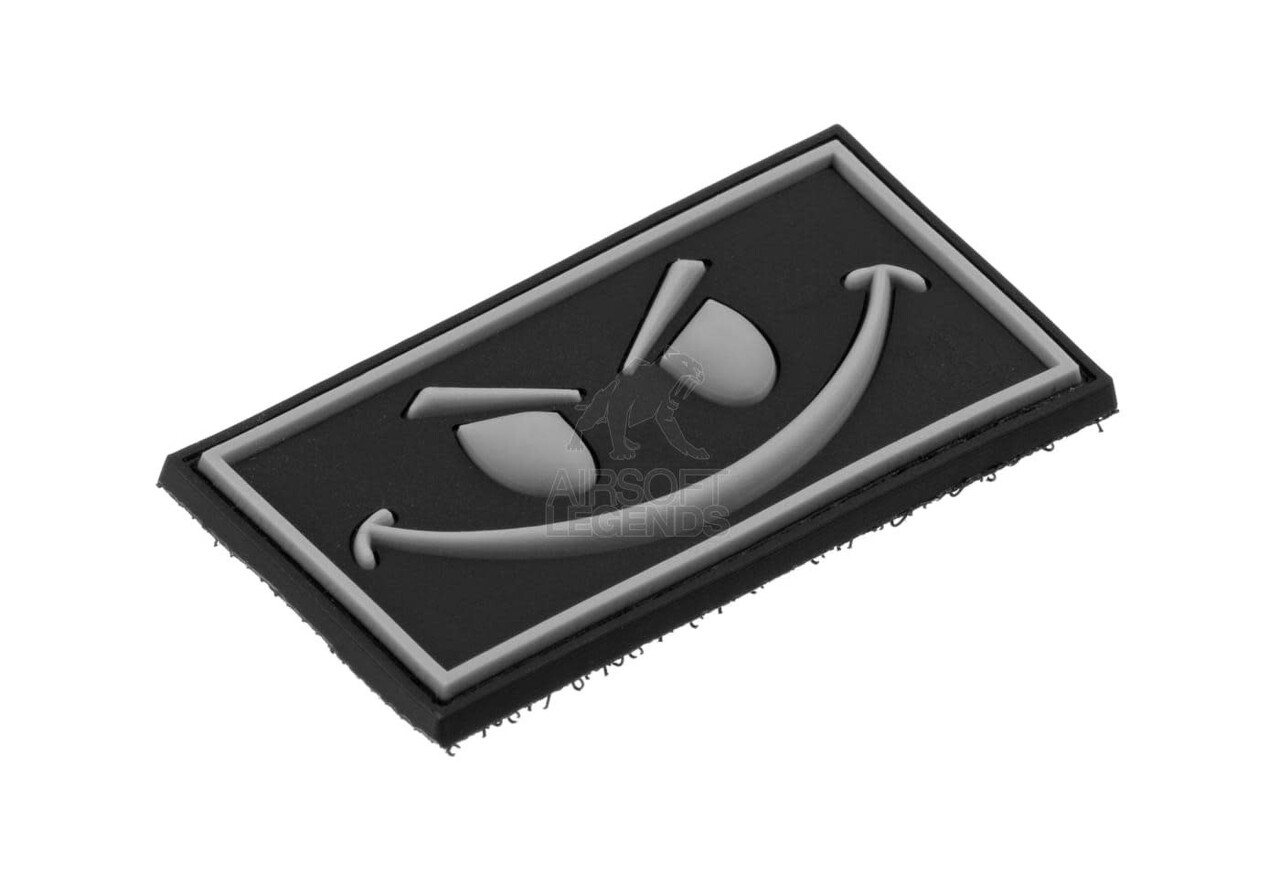 JTG Evil Smile Rubber Patch Black JTG Evil Smile Rubber Patch Black