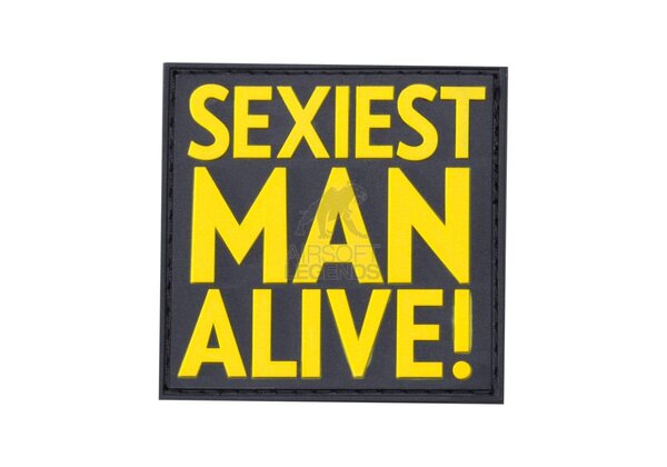 JTG Sexiest Man Alive Rubber Patch Yellow