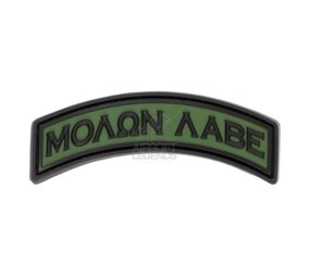 JTG Molon Labe Tab Rubber Patch OD Green JTG Molon Labe Tab Rubber Patch OD Green