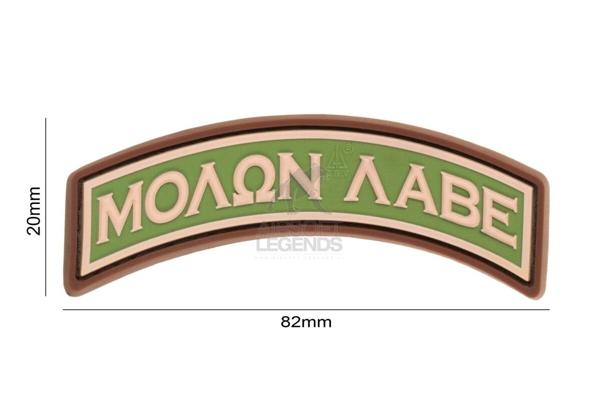 thumbnail image 2 of MOLON LABE Tab – 3.75 Inch ACU Tactical Hook Patch – Rocker Style 2 of 4