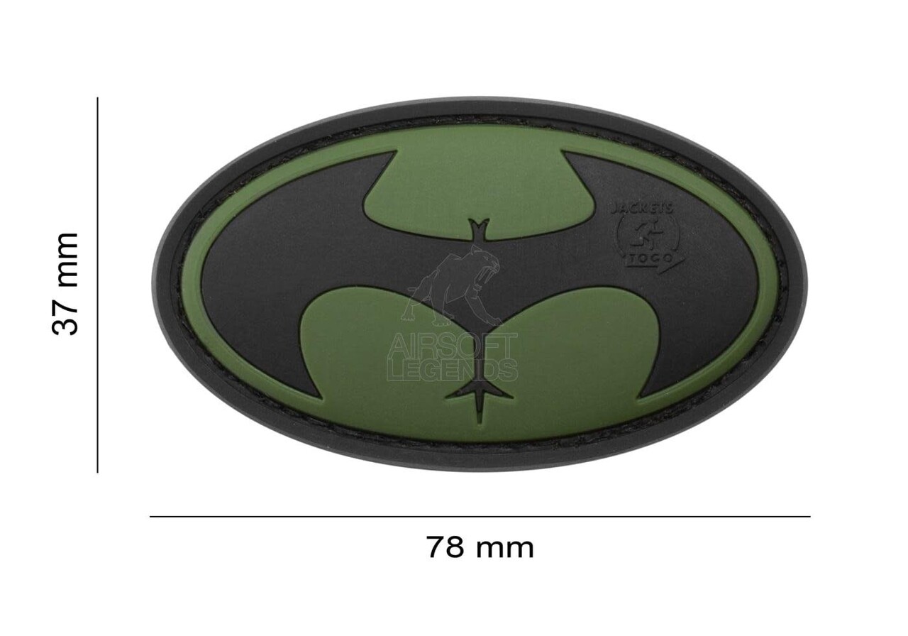 JTG Buttman Rubber Patch OD Green