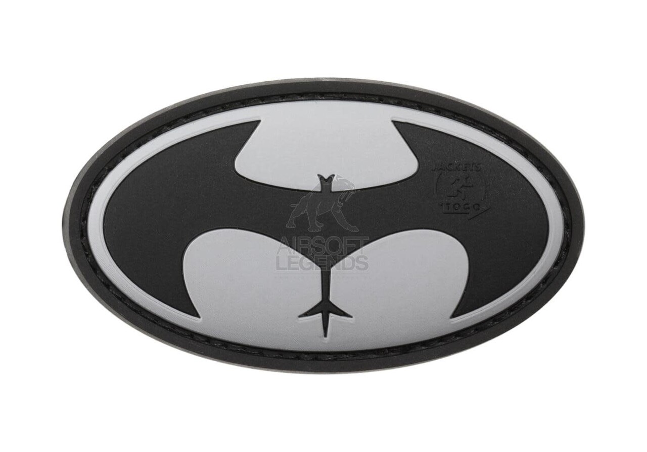 JTG Buttman Rubber Patch Black/Grey