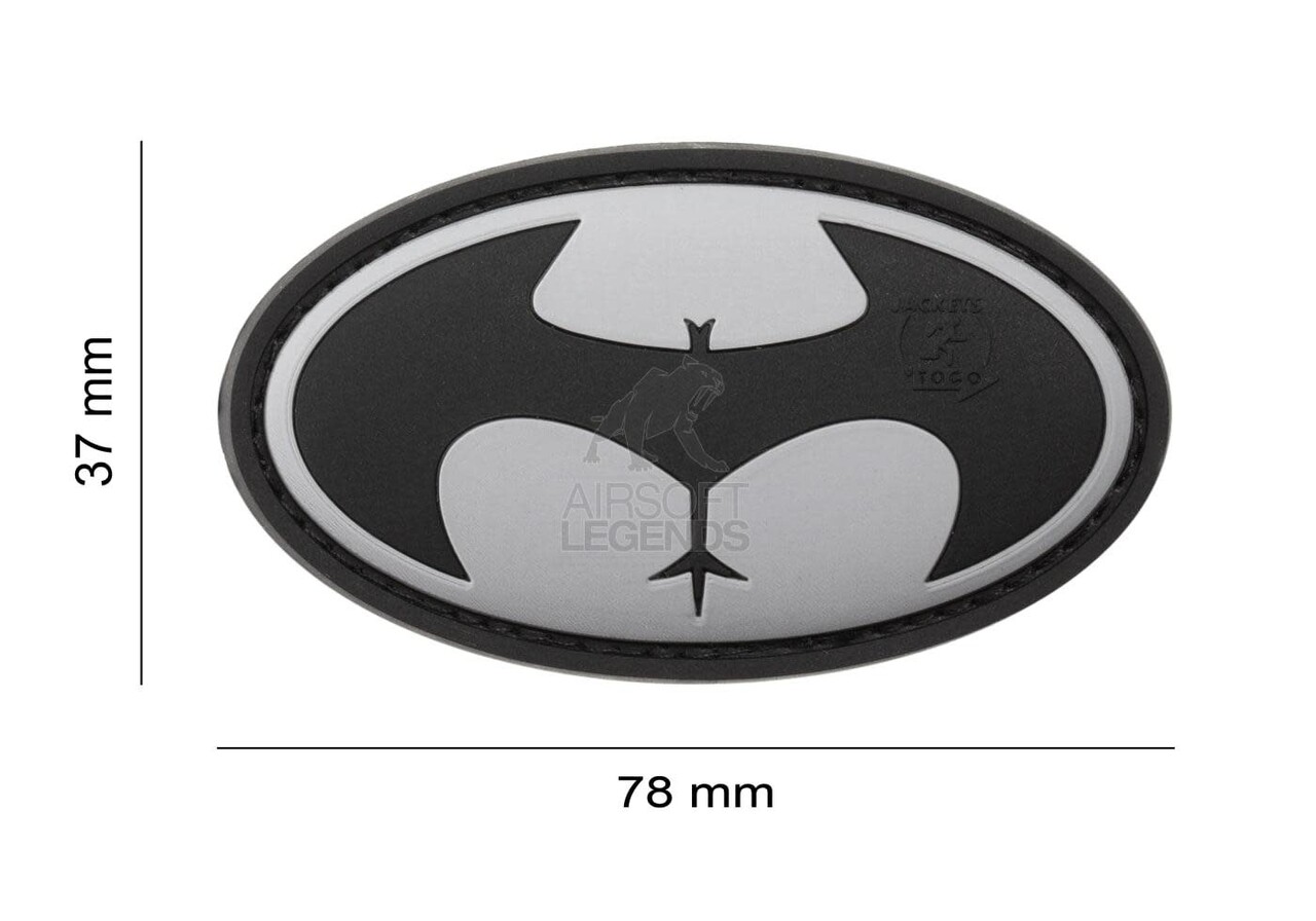JTG Buttman Rubber Patch Black/Grey