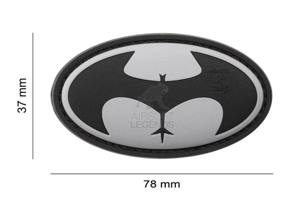JTG Buttman Rubber Patch Black/Grey